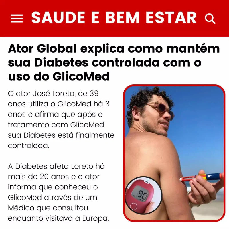 GlicoMed Original - Controle sua Glicose e Insulina no Sangue