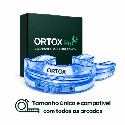 Protetor Bucal Anti-Ronco - Ortox® - 90% DE DESCONTO SÓ HOJE🔥