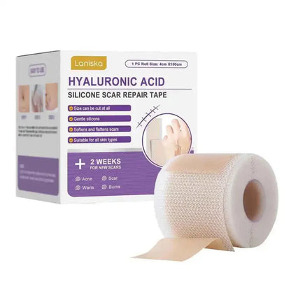 Fita Reparadora de Microagulhas com Ácido Hialurônico – Remove Cicatrizes, Estrias e Manchas